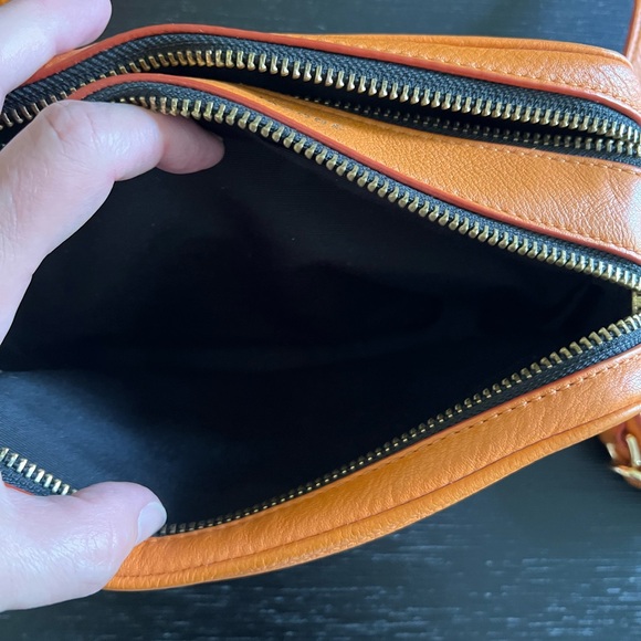 Marc Jacobs Snapshot-Orange leather bag - Picture 6 of 7